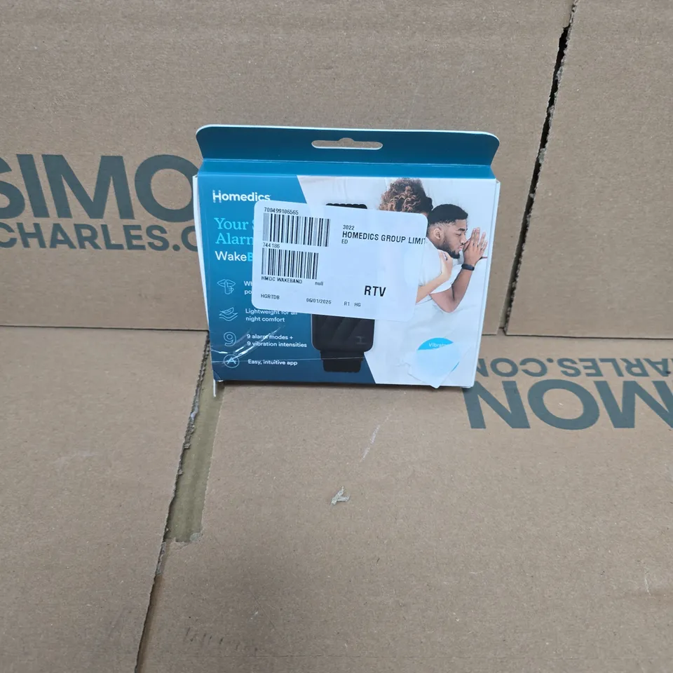 HOMEDICS WAKEBAND SILENT ALARM WRISTBAND - BLACK