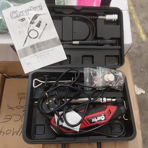 CLARKE CRT130 130W ROTARY TOOL WITH 40 PIECE ACCESSORY KIT