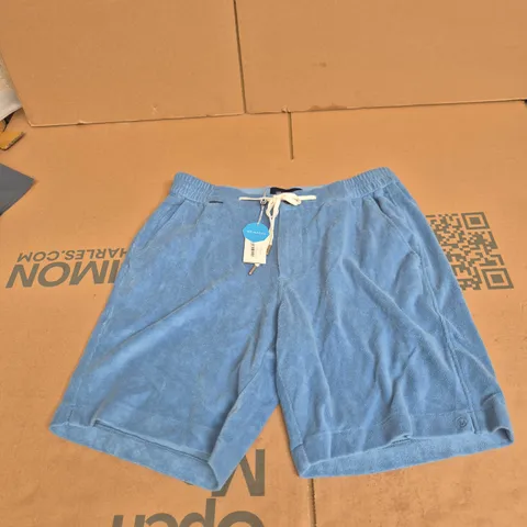 MR MARVIS LIGHT-BLUE SHORTS – UK 34 (W34) HANDMADE IN PORTUGAL
