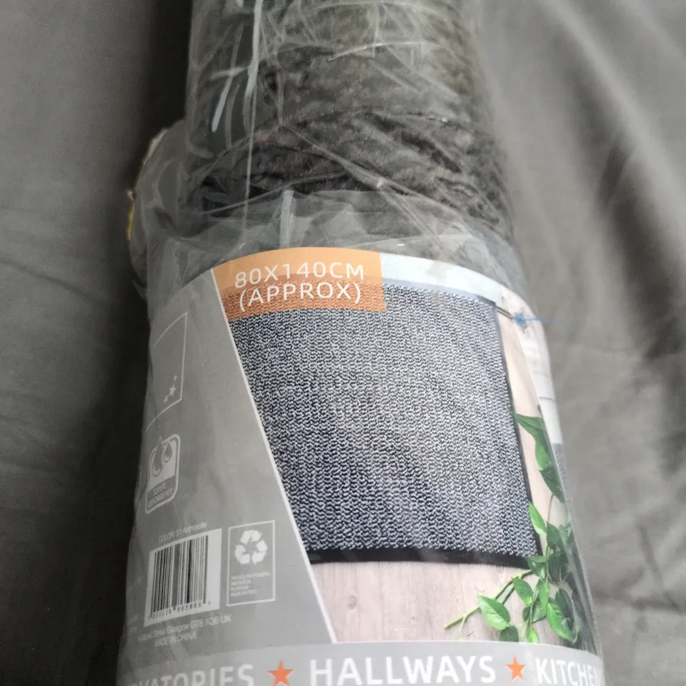 CAPRICAN CARPET RUNNER DARK GREY 80 X 40CM APPROX