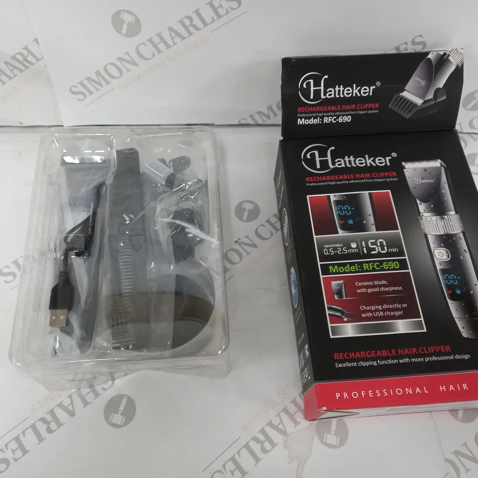 HATTEKER RECHARGABLE HAIR CLIPPER