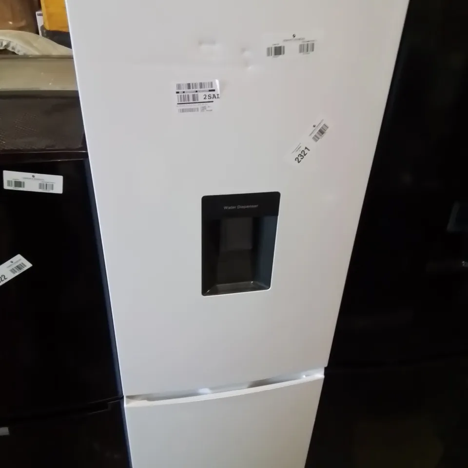 SWAN 50/50 FRIDGE FREEZER IN WHITE WITH WATER DISPENSER 