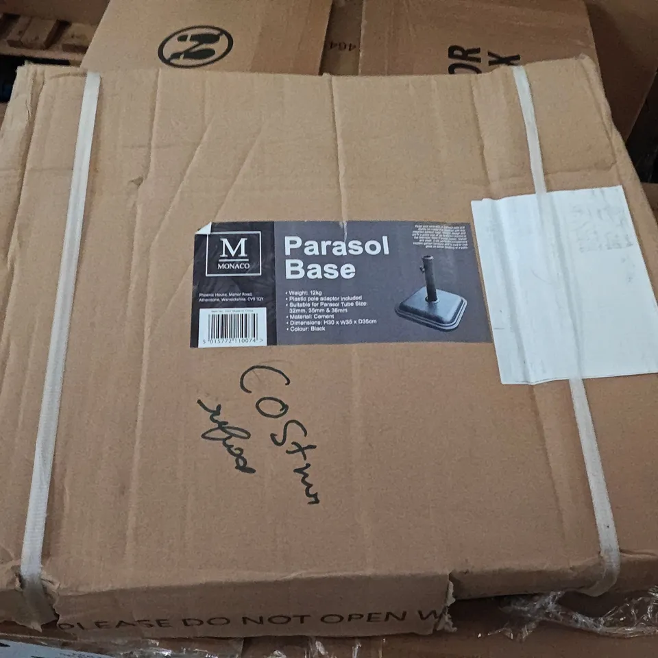 BOXED MONACO 12KG PARASOL BASE