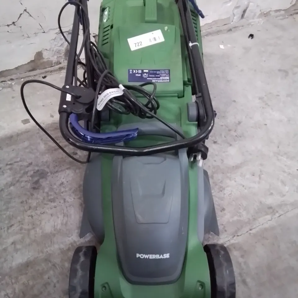 POWERBASE 1400W ELECTRIC ROTARY LAWN MOWER - 34CM