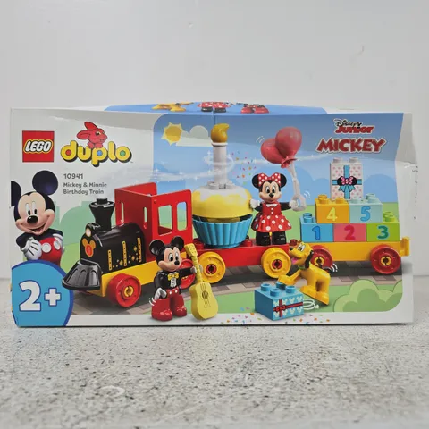 BOXED LEGO DUPLO DISNEY MICKEY & MINNIE BIRTHDAY TRAIN TOY 10941