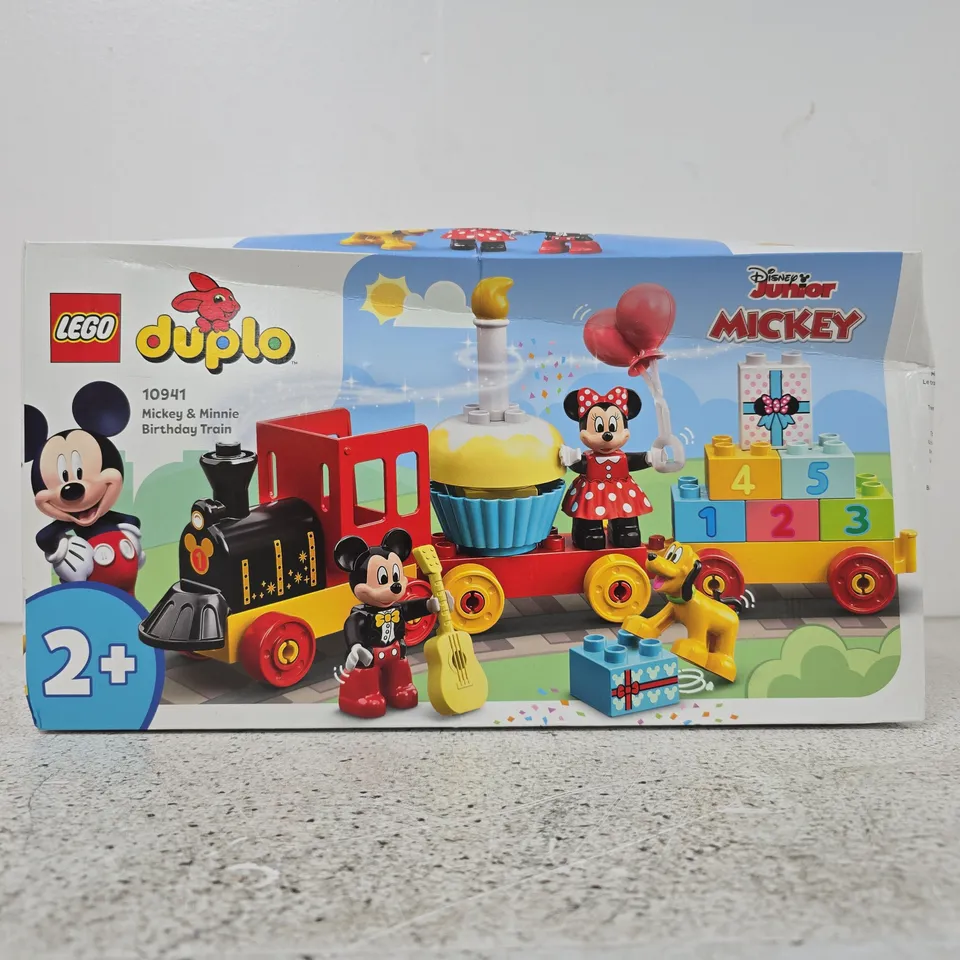BOXED LEGO DUPLO DISNEY MICKEY & MINNIE BIRTHDAY TRAIN TOY 10941 RRP £28.99