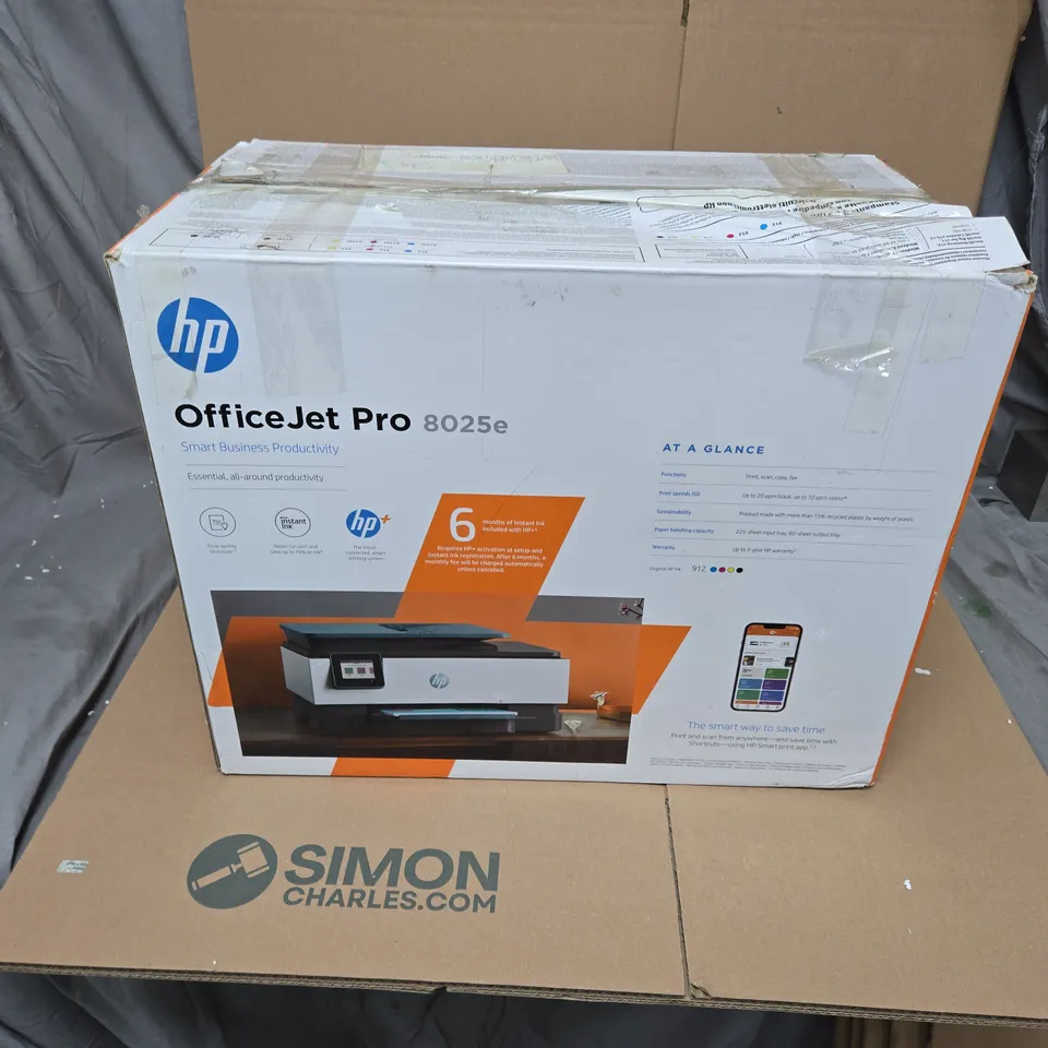 HP OFFICEJET PRO 8025E ALL-IN-ONE PRINTER – BOXED