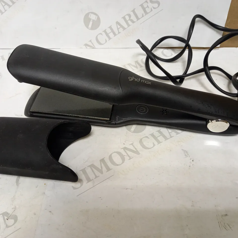 GHD MAX STYLER PROFESSIONAL HAIR STRAIGHTENERS - BLACK