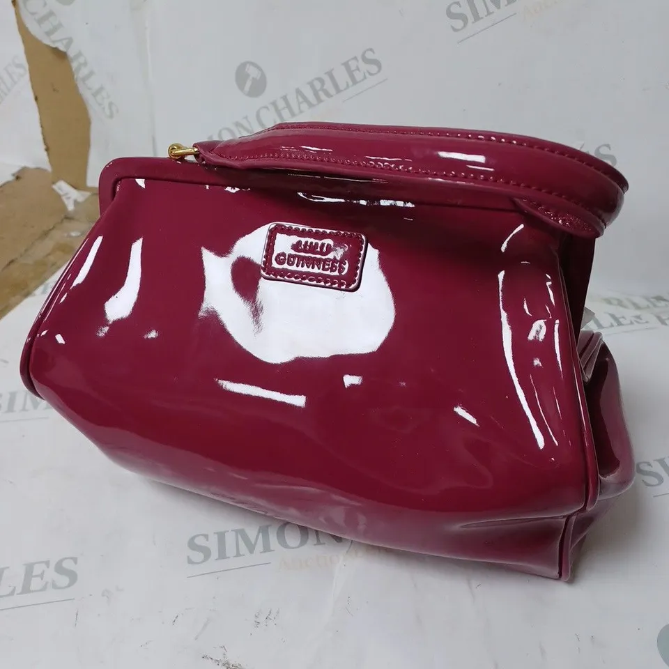 LULU GUINNESS PURPLE HANDBAG