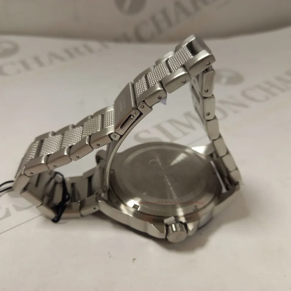 HUGO SPORT BLACK DIAL AND STAINLESS STEEL BRACELET GENTS WATCH RRP £199
