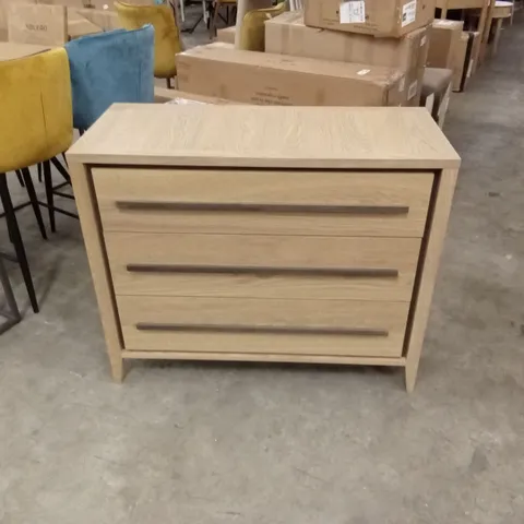 QUALITY DESIGNER RIMINI AGED OAK & WEATHERED OAK 6 DRAWER CHEST