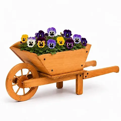 BOXED OYPLA WHEELBARROW PLANTER