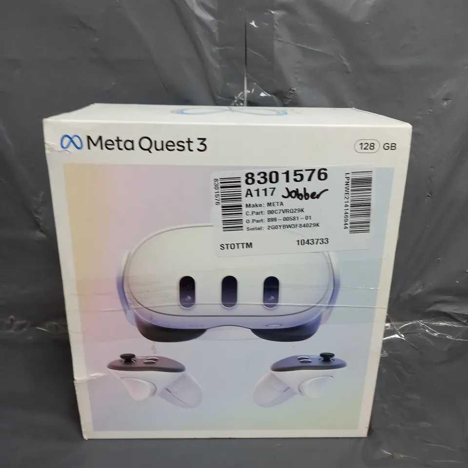 BOXED META QUEST 3 VR HEADSET 