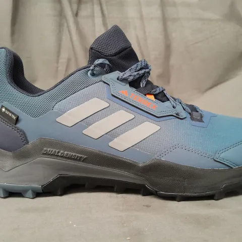 BOXED PAIR OF ADIDAS TERREX AX4 GTX SHOES IN BLUE UK SIZE 11