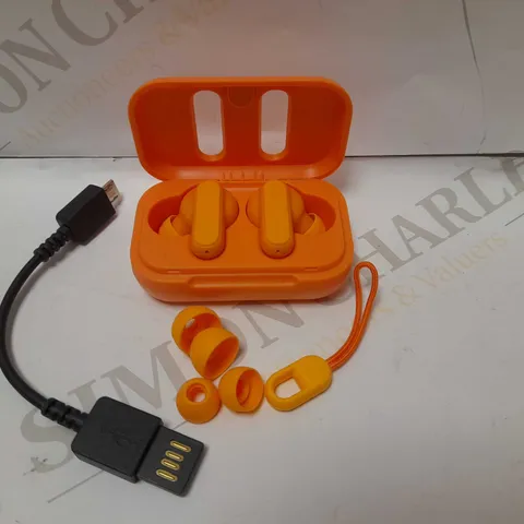 SKULLCANDY DIME TRUE WIRELESS EARBUDS - GOLDEN ORANGE