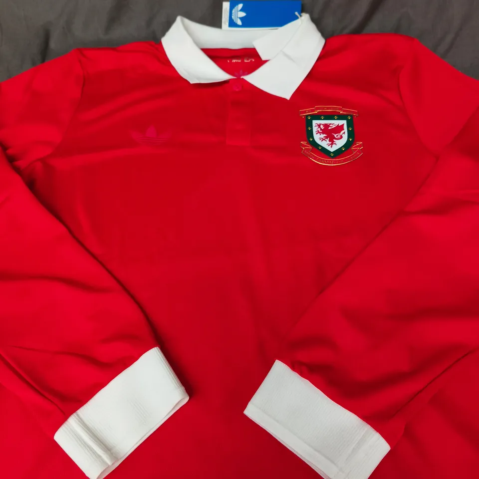 ADIDAS X WALES JERSEY - SIZE XL