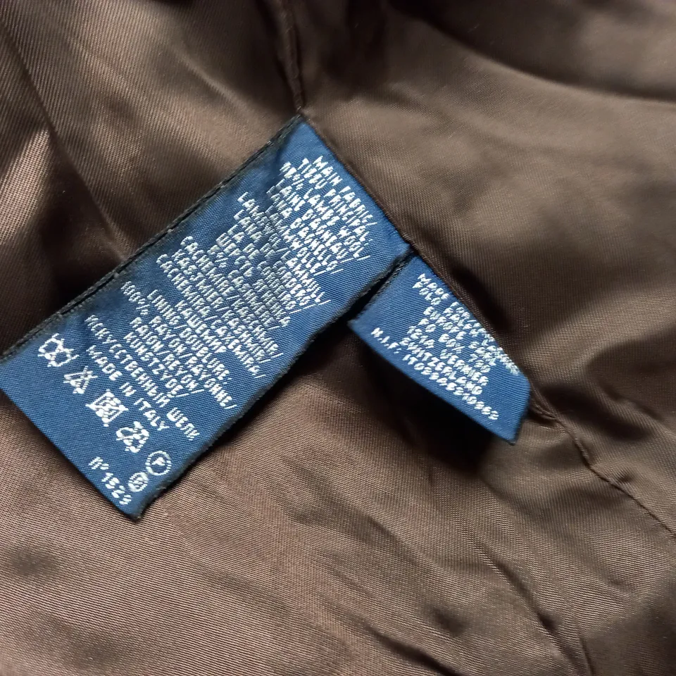 RALPH LAUREN BROWN BLAZER - 6