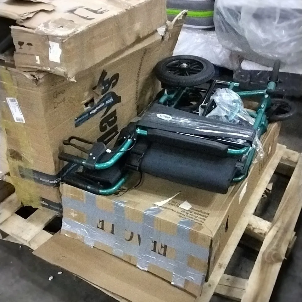 PALLET OF ASSORTED WHEELCHAIRS & ROLLATORS