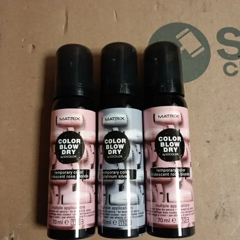 BOX OF APPROXIMATELY 20 ASSORTED MATRIX BLOW DRY TEMP COLOUR 