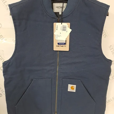 CARHARTT CLASSIC VEST IN BLUE - L