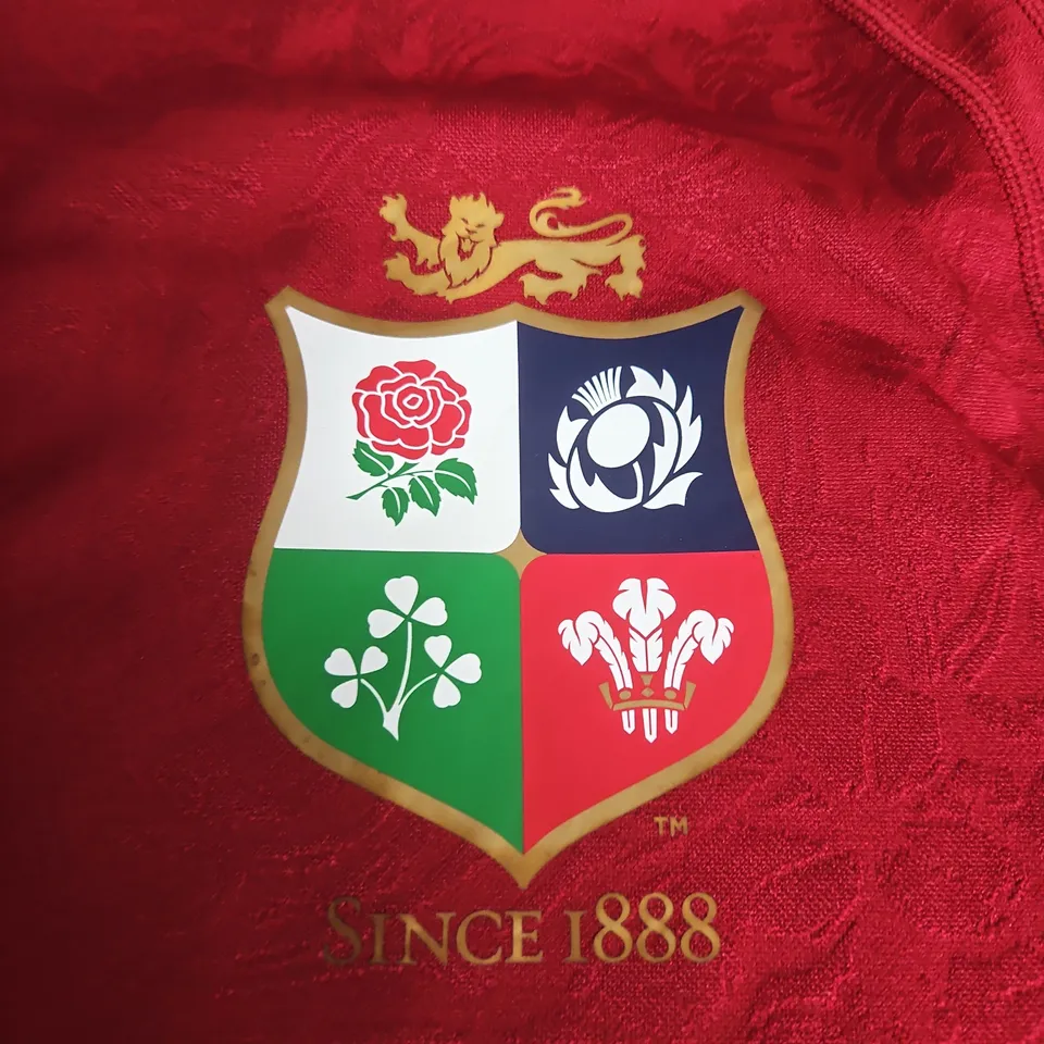 CANTERBURY RUGBY JERSEY – RED, SIZE S, HOWDEN SPONSOR, CCC BRANDING