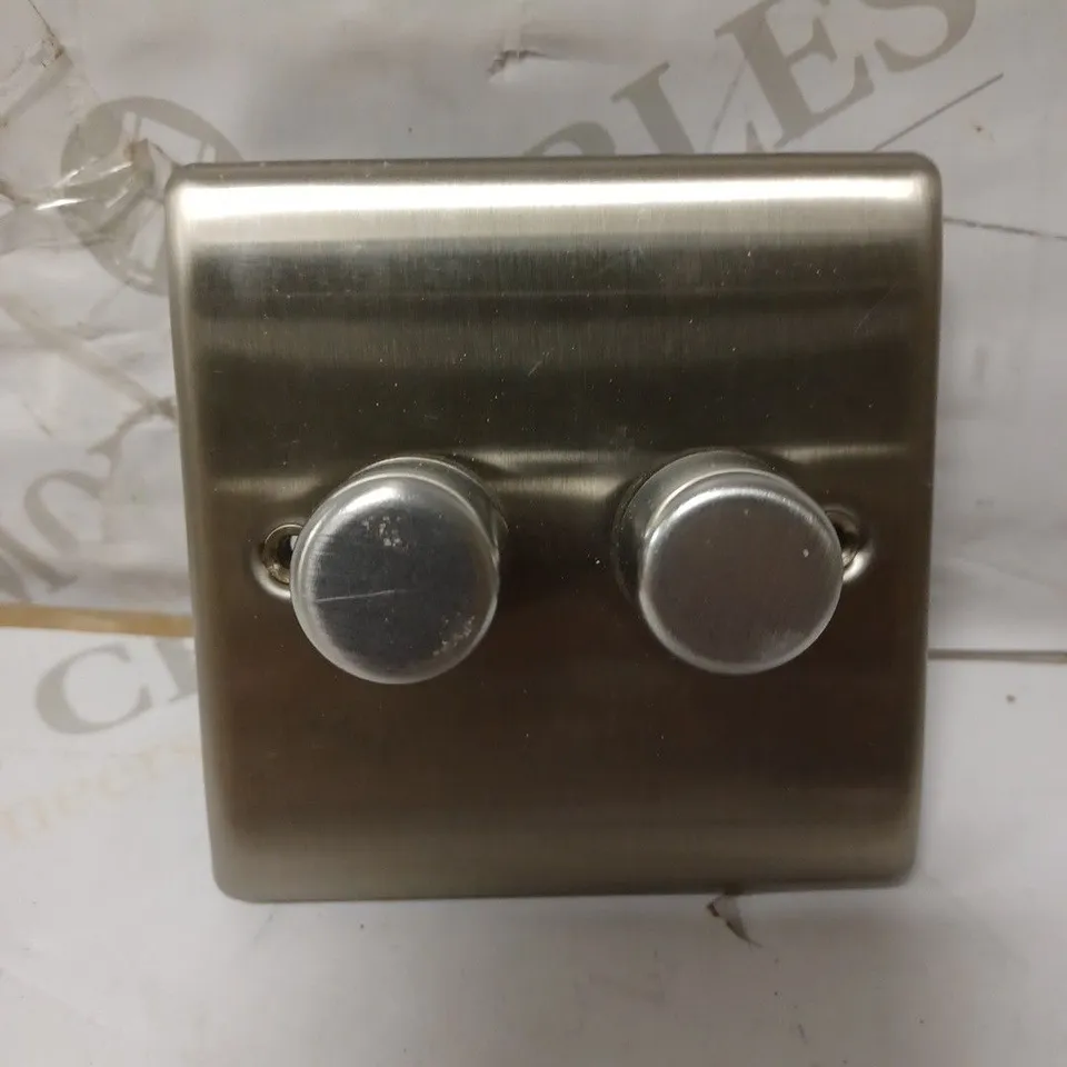 BG ELECTRICAL DOUBLE DIMMER INTELLIGENT LIGHT SWITCH