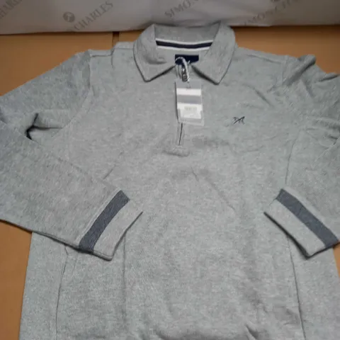CREW CLOTHING COMPANY COLLARD FRENCH RIB SHIRT SIZE M