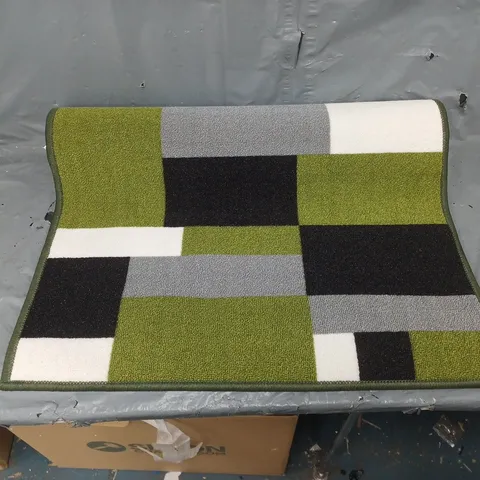 KILAS GREEN RUG - 67 X 220CM - COLLECTION ONLY