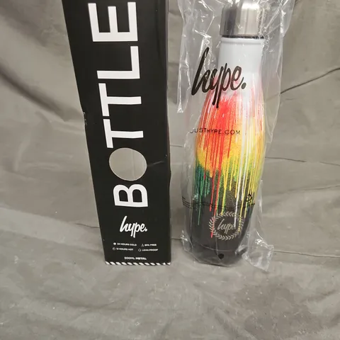 BOXED HYPE METAL DRINKS BOTTLE IN MULTI DRIP 500ML