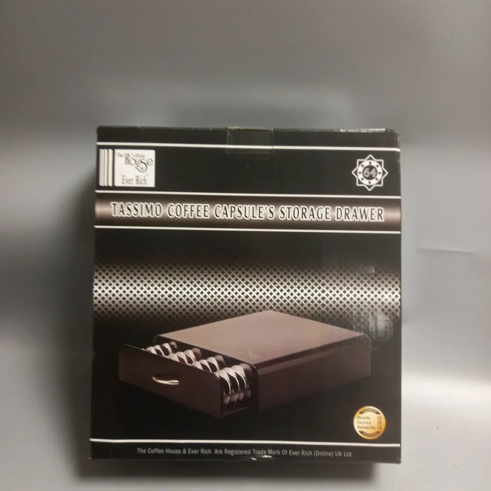 THE COFFEE HOUSE TAASSIM COFFEE CAPSULES STORAGE DRAW