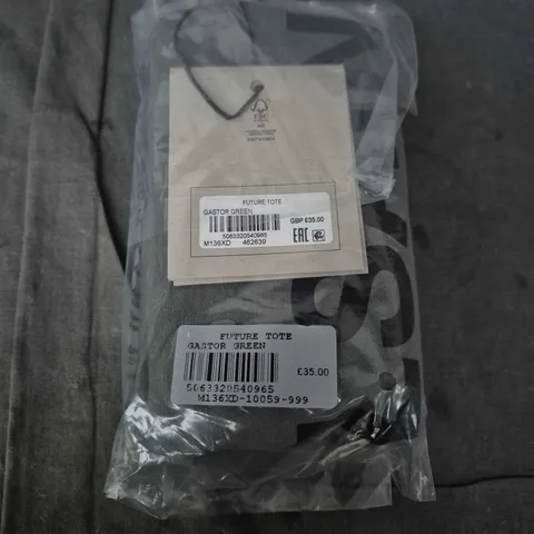 BAGGED ALL SAINTS FUTURE TOTE BAG – GASTOR GREEN