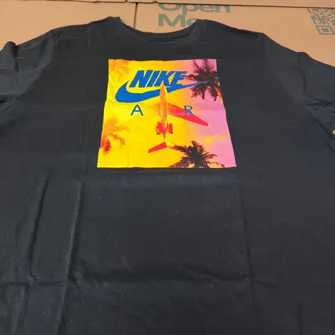 NIKE AIR GRAPHIC T-SHIRT – BLACK - SIZE XL