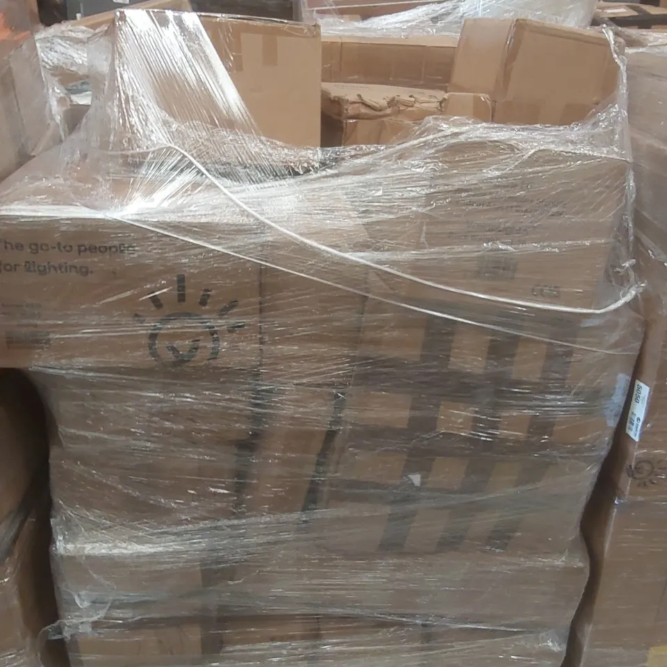 PALLET CONTAINING A VERY LARGE QUANTITY OF ASSORTED DESIGNER LIGHTING PRODUCTS