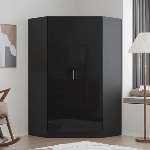 BOXED EVA 2 DOOR CORNER WARDROBE -3 BOXES-