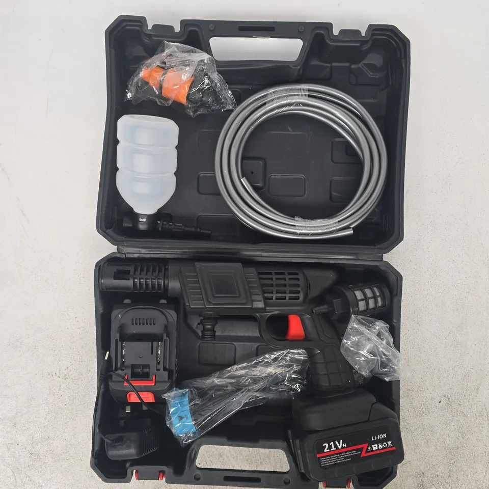 UNBRANDED CORDLESS HANDHELD PRESSURE WASHER KIT