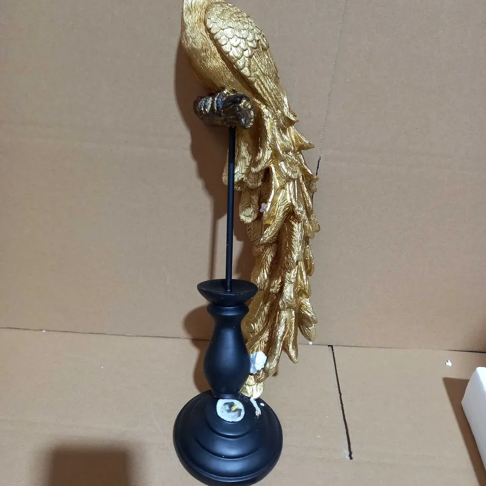 ALISON CORK GOLD PEACOCK DECOR