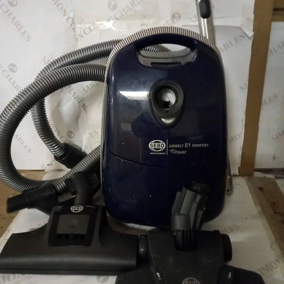 SEBO EPOWER VACUUM CLEANER - DARK BLUE