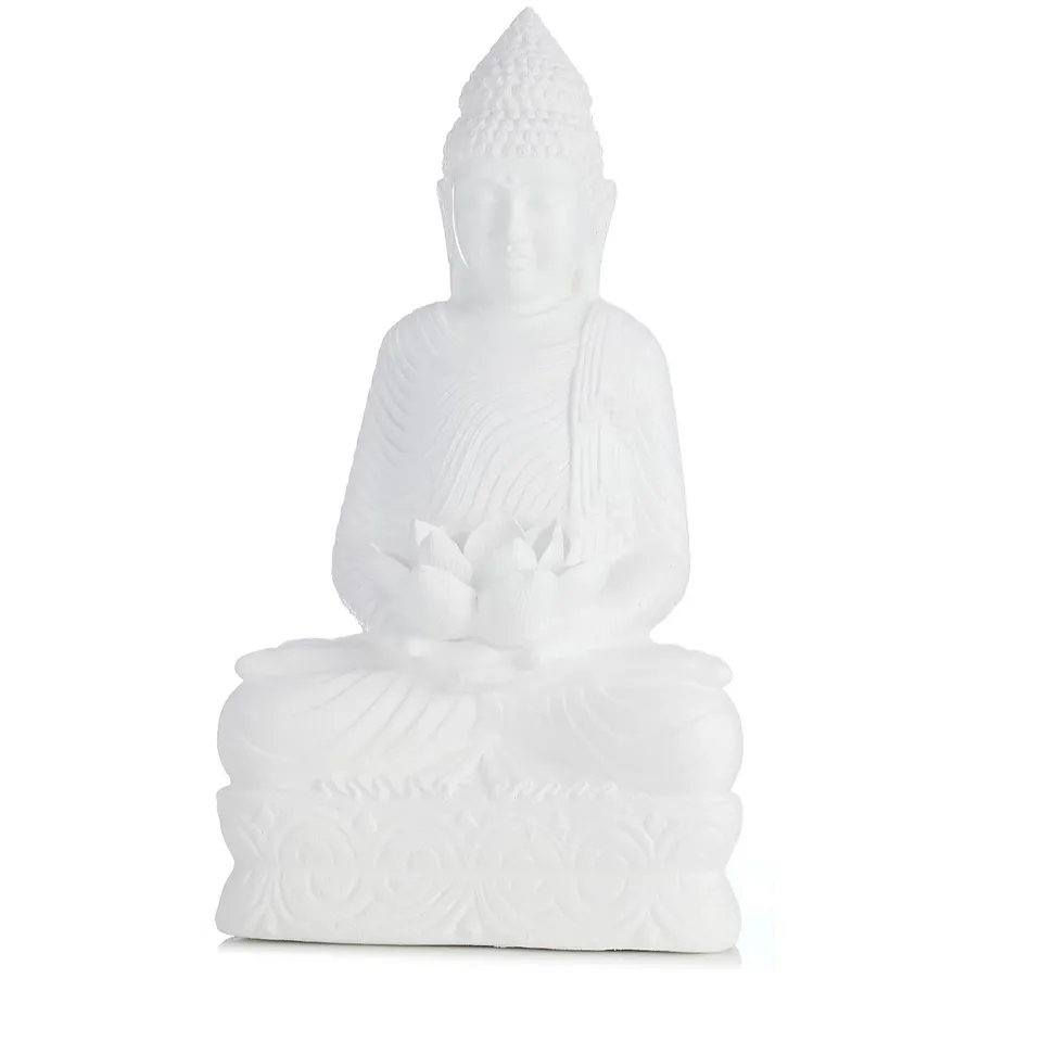 GARDEN REFLECTIONS BUDDHA WITH LOTUS FLOWER