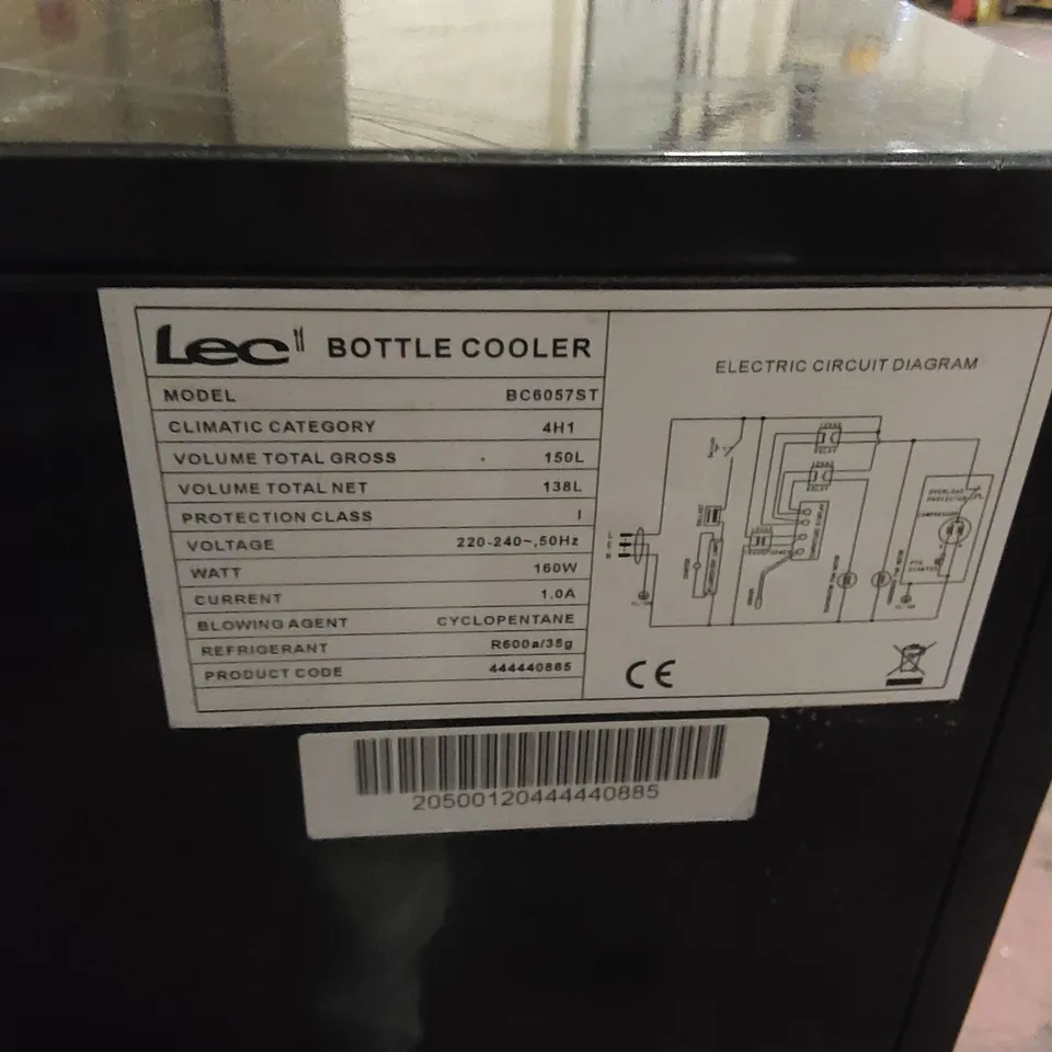 LEC BC6057ST COMMERCIAL BOTTLE COOLER 