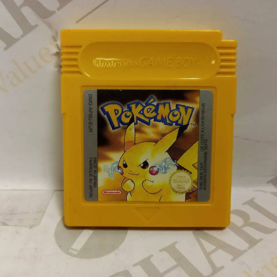 POKEMON YELLOW GAMEBOY GAME