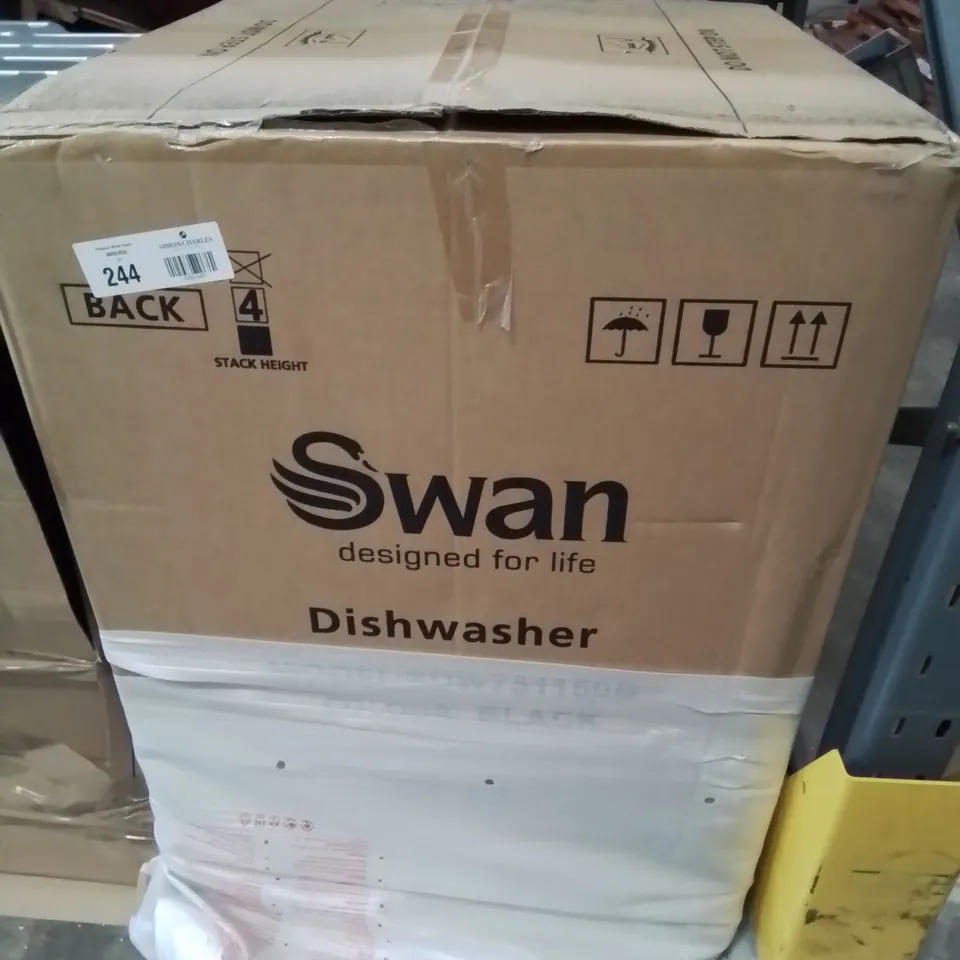 SWAN SDW751150B 12-PLACE FULLSIZE DISHWASHER - BLACK