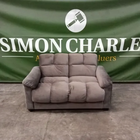 KATE 2 SEATER SOFA BED WITH STORAGE IN VELVETY FABRIC