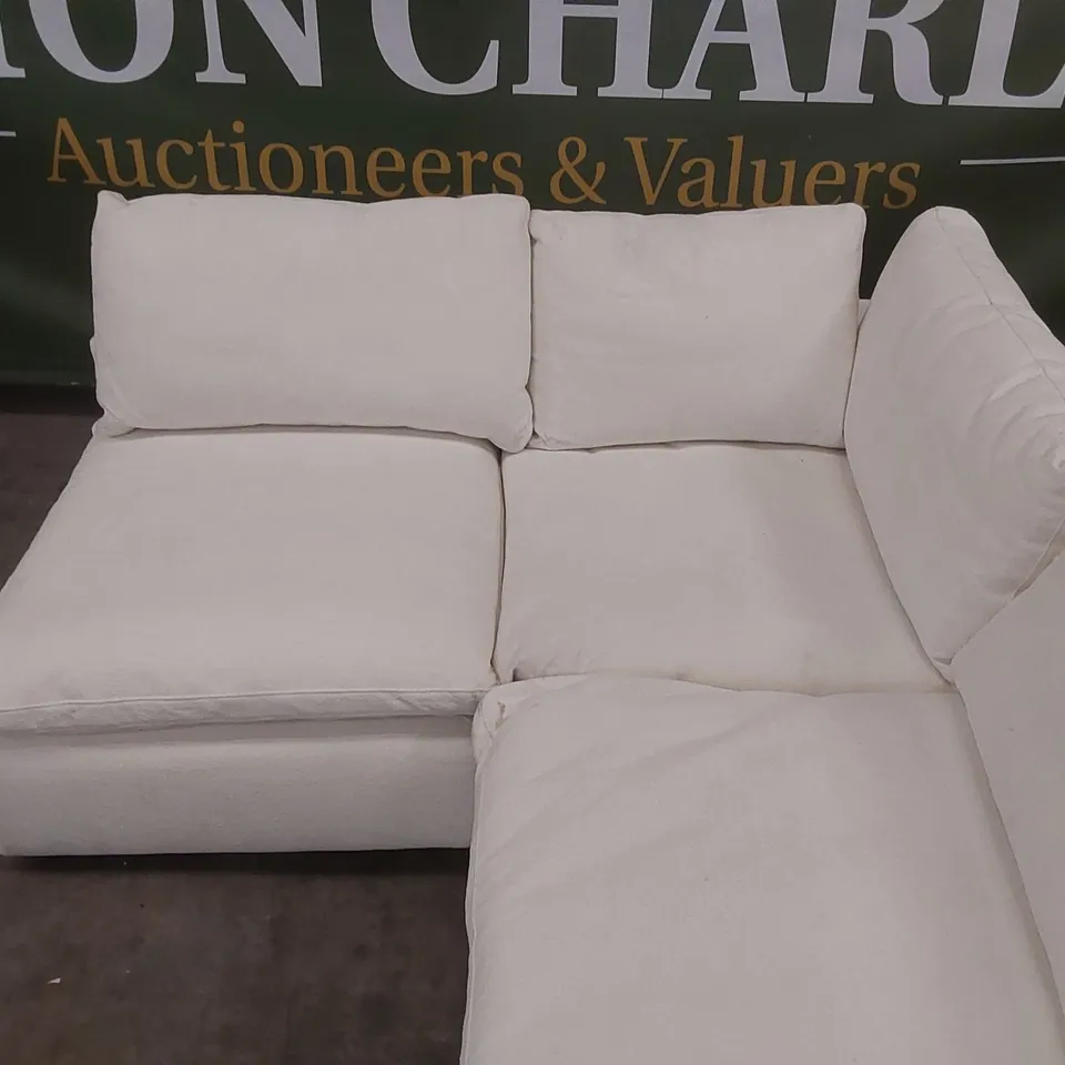 QUALITY DESIGNER MODSOFA FABRIC UPHOLSTERED CORNER SOFA