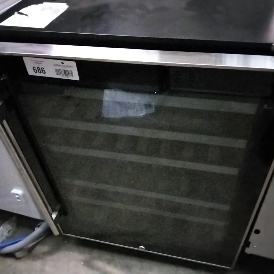 DESIGNER ELECTRIQ 60CM SLIM STAINLESS STEEL DRINKS COOLER