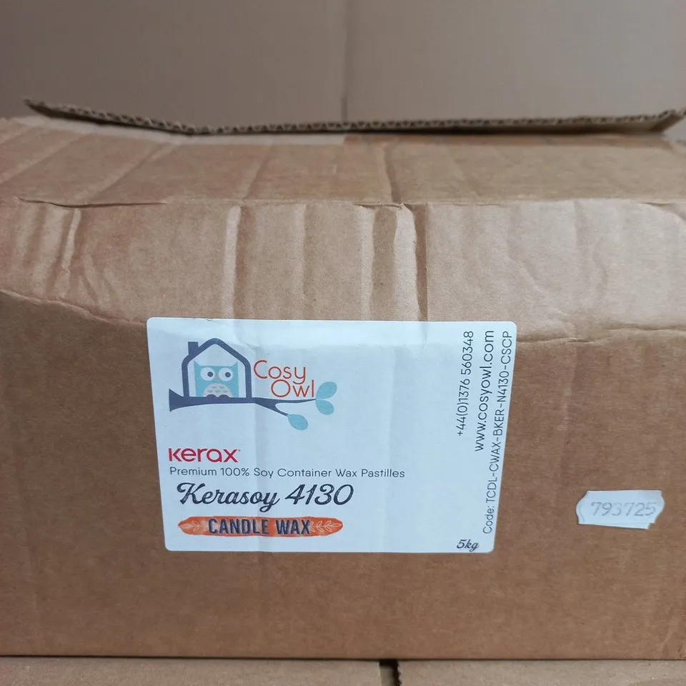 KERAX 4130 SOY CONTAINER WAX PASTILLES – 5KG (COSY OWL)