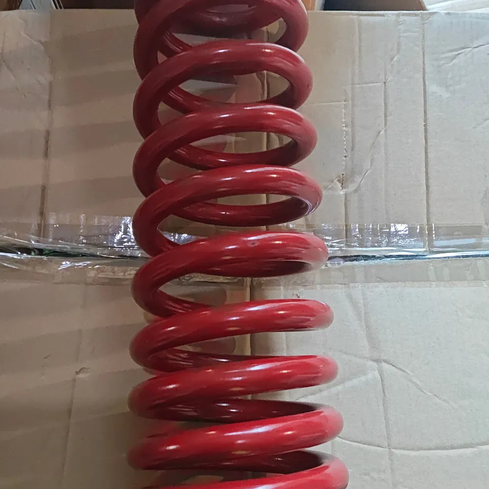 RED POWDER COATED COIL OVER SPRING 