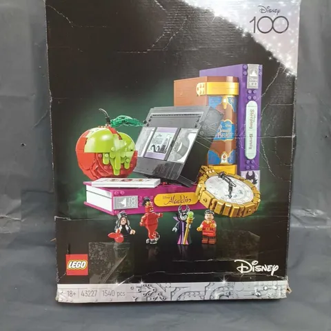 BOXED LEGO DISNEY VILLAIN ICONS SET FOR ADULTS 43227