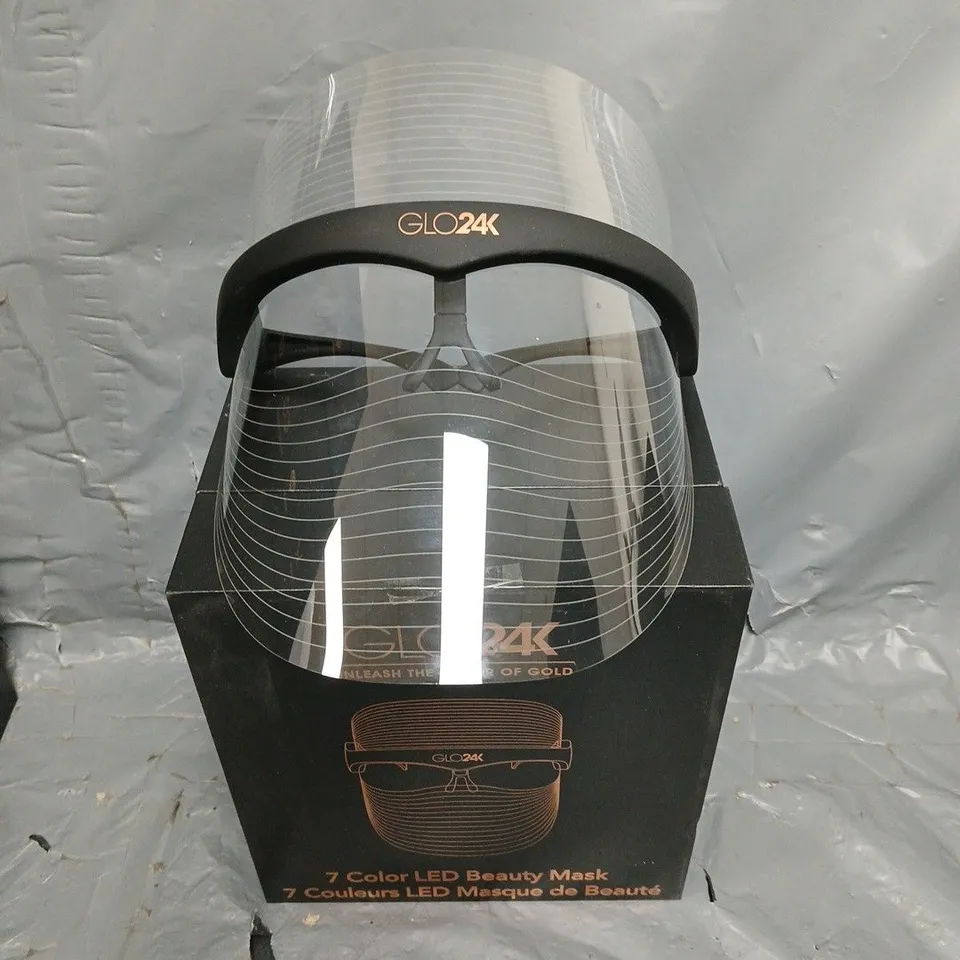 GLO24K 7 COLOUR LED BEAUTY MASK