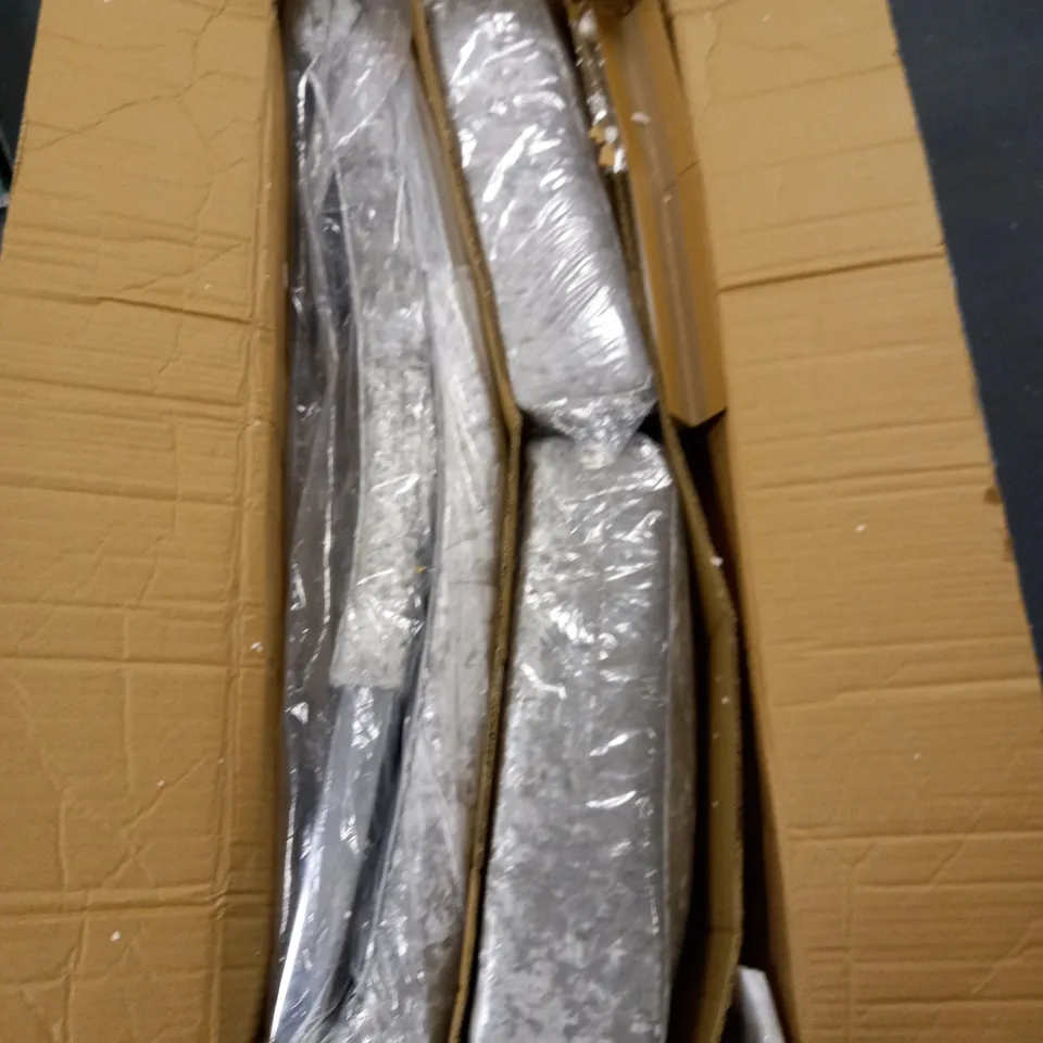 PAIR OF CRUSHED VELVET SCROLL BACK DINING CHAIRS RRP £229