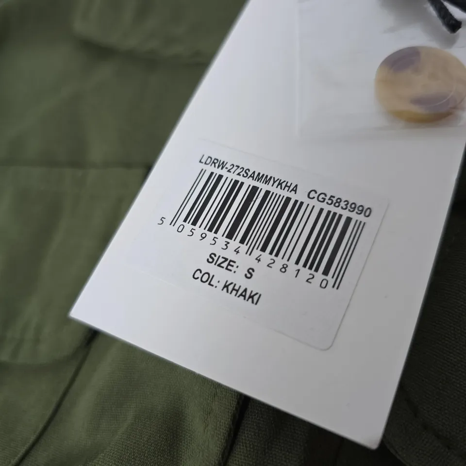 BRAVE SOUL LONDON KHAKI SHIRT DRESS – UK S